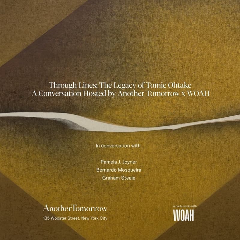 Cover Image for Through Lines: The Legacy of Tomie Ohtake, A Conversation Hosted by Another Tomorrow x WOAH