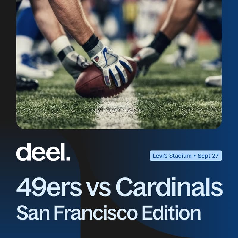 Cover Image for 49ers vs. Cardinals - Game Day at Levi's π