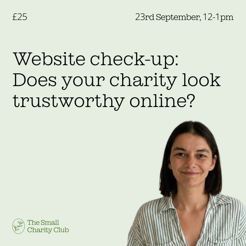 Cover Image for Website check-up: Does your charity look trustworthy online?
