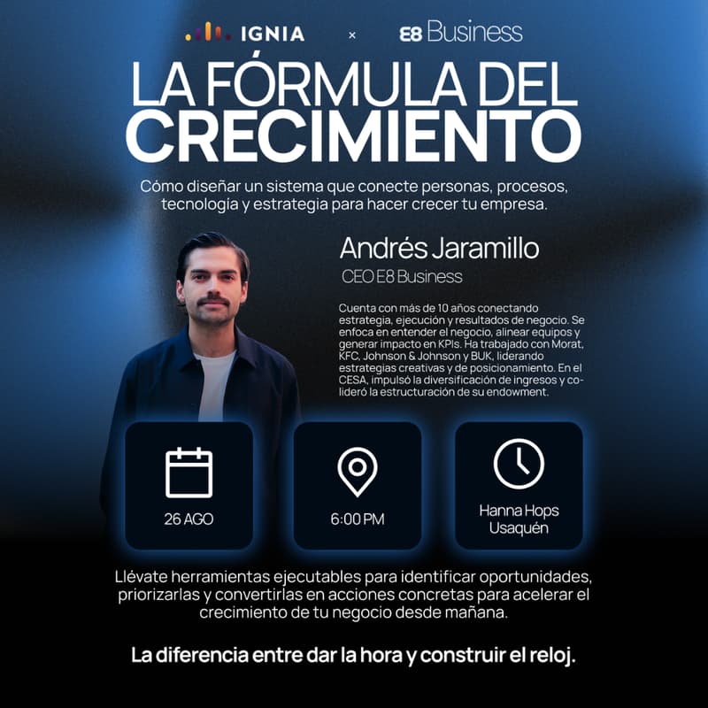Cover Image for La Fórmula del Crecimiento - En Collab con E8 Business