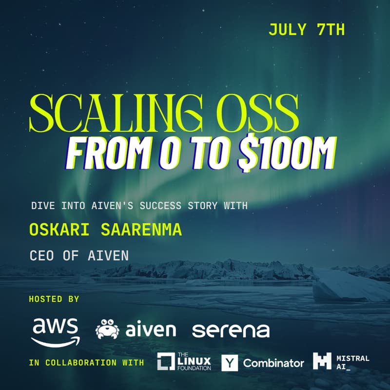 Cover Image for Scaling Open Source from 0 to $100M