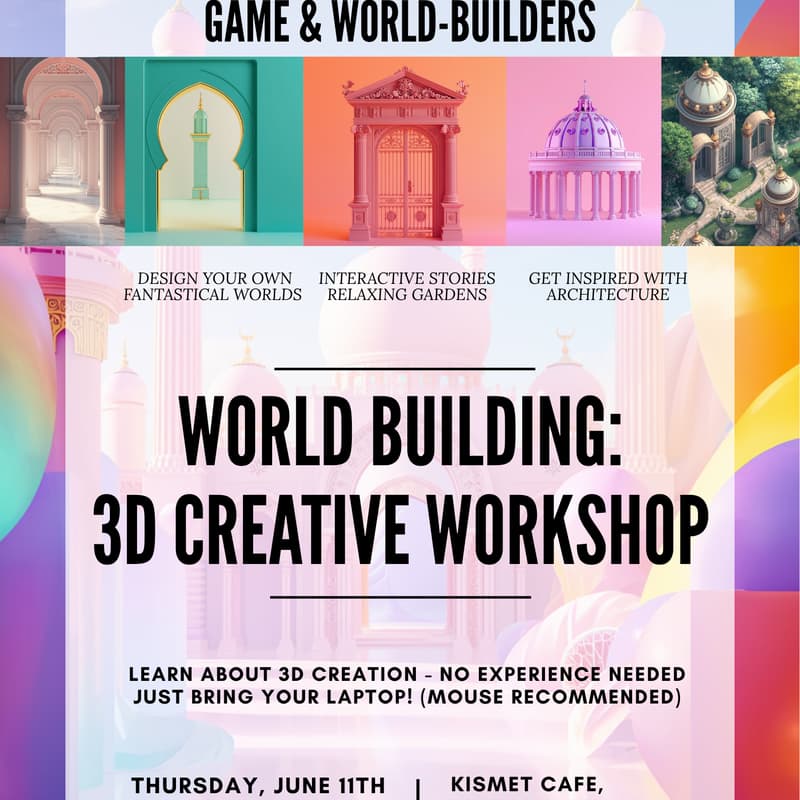 Cover Image for WORLD BUILDING: 3D CREATIVITY WORKSHOP