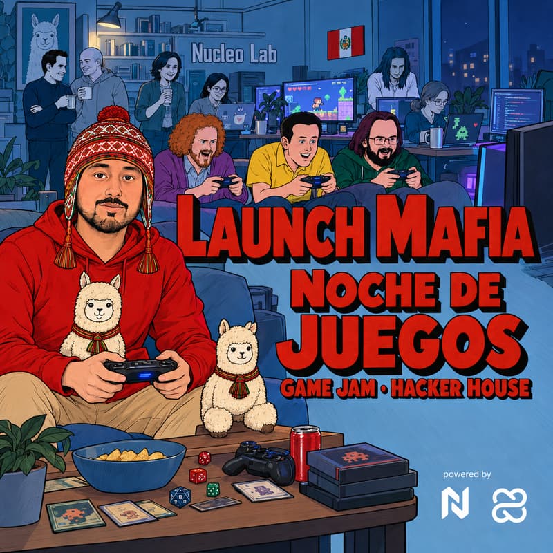 Cover Image for 🇵🇪 Launch Mafia Noche de Juegos · Game Jam · Hacker House