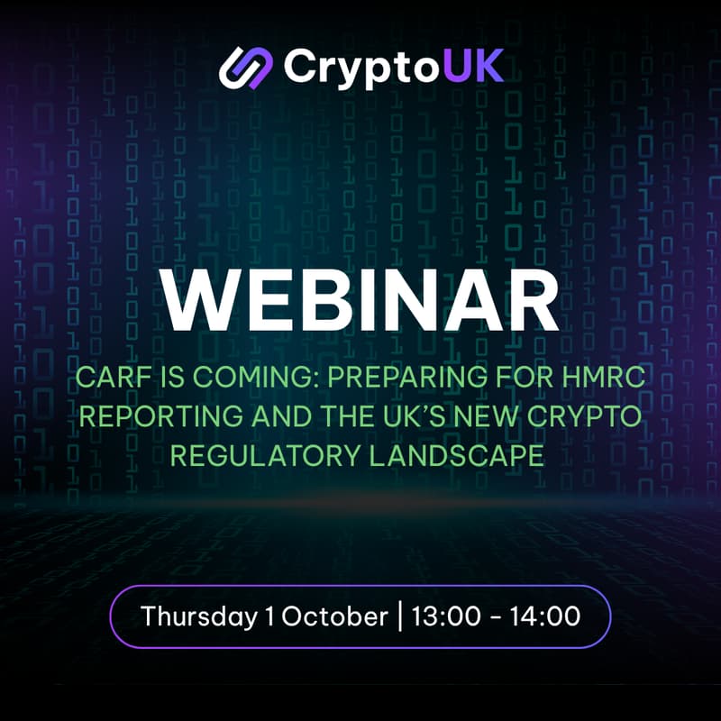 Cover Image for CARF Is Coming: Preparing for HMRC Reporting and the UK’s New Crypto Regulatory Landscape
