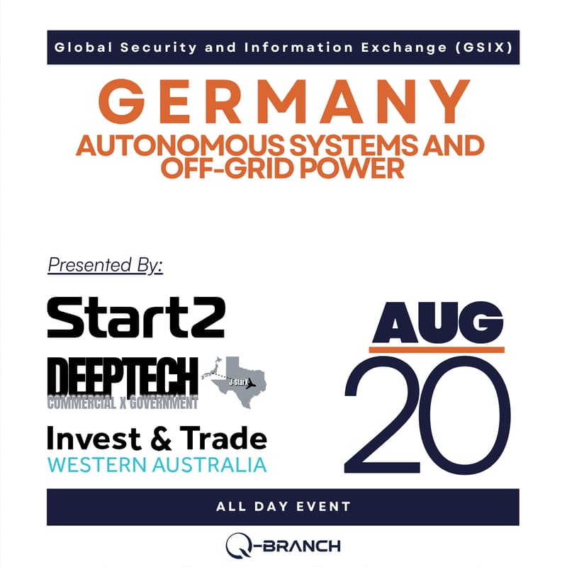 Cover Image for GSIX Day 4: Autonomous Systems + Off-Grid Power - Germany