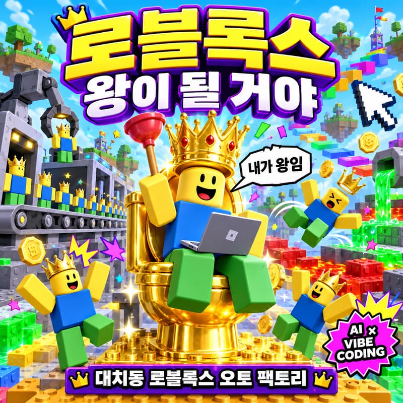Cover Image for 로블록스 왕이 될 거야