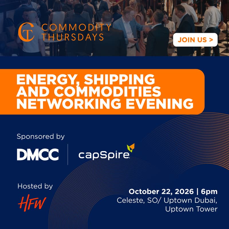 Cover Image for CommodityThursdays: Energy, Shipping And Commodities Networking Evening