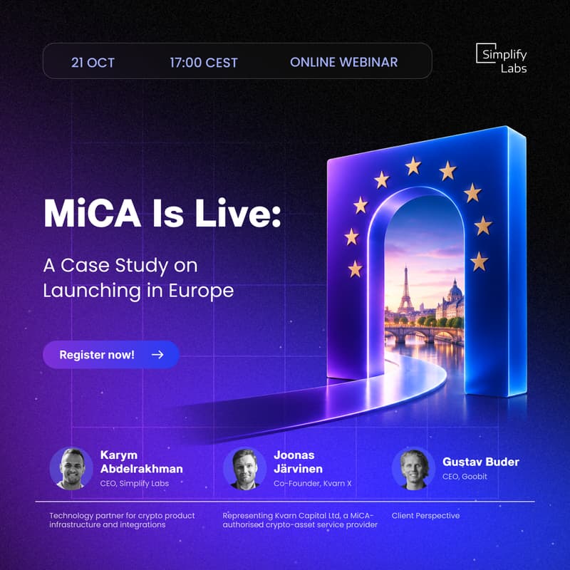 Cover Image for MiCA Is Live: A Case Study on Launching in Europe