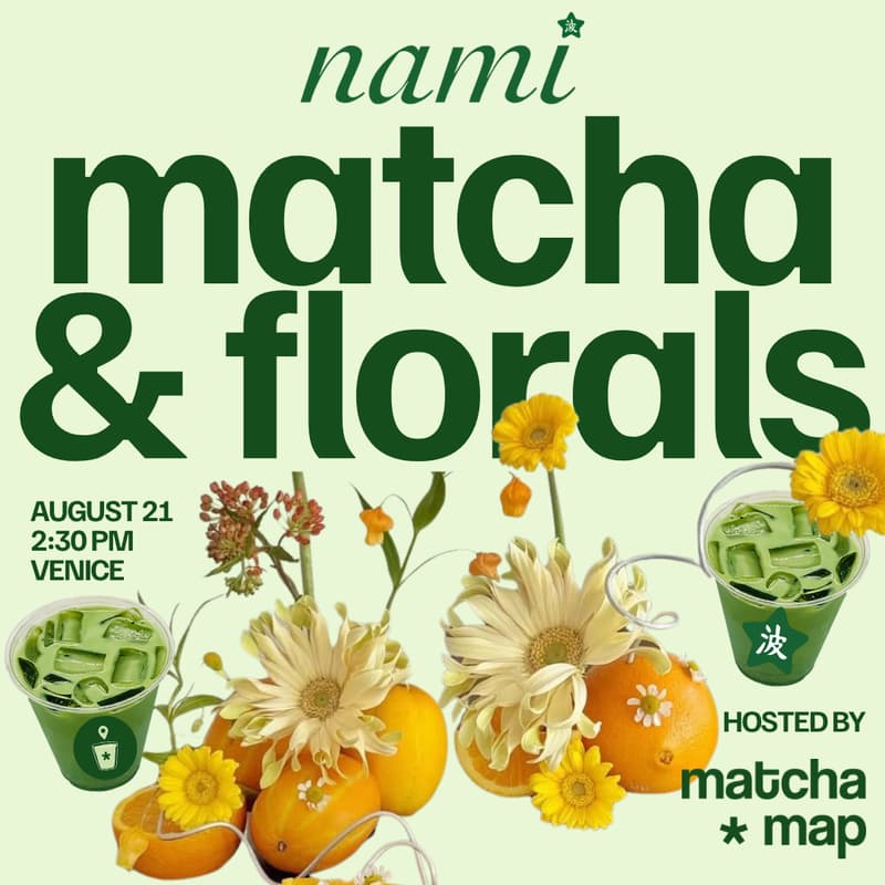 Cover Image for Nami Matcha & Florals in Venice!