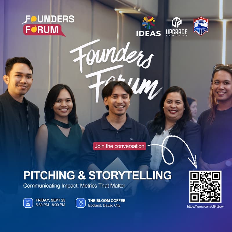Cover Image for Founders Forum: Pitching & Storytelling