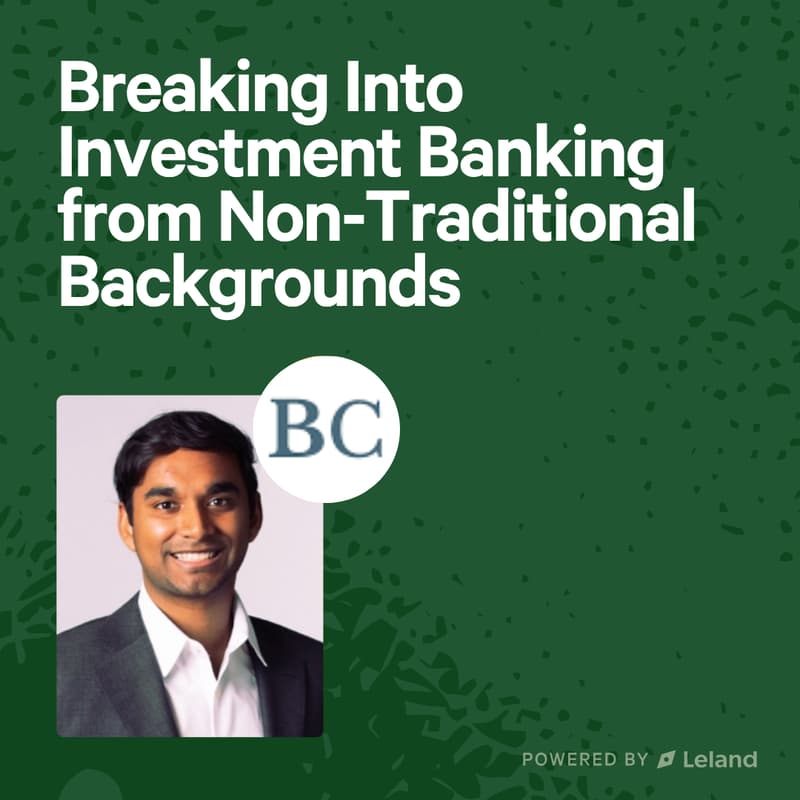 Cover Image for Breaking Into Investment Banking from Non-Traditional Backgrounds