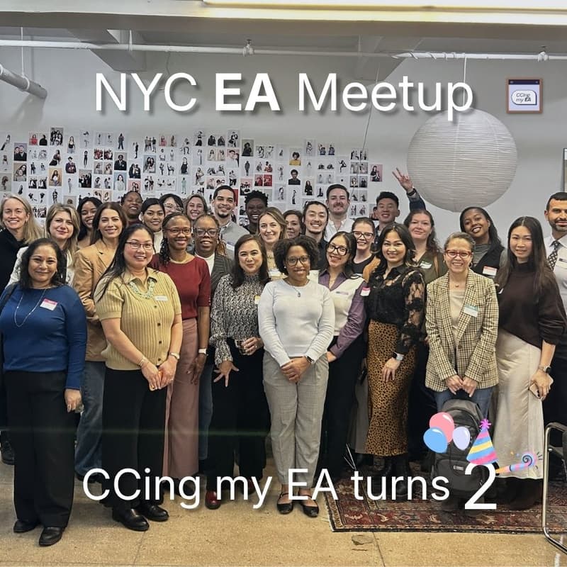 Cover Image for CCing my EA's 2-Year Anniversary NYC Meetup