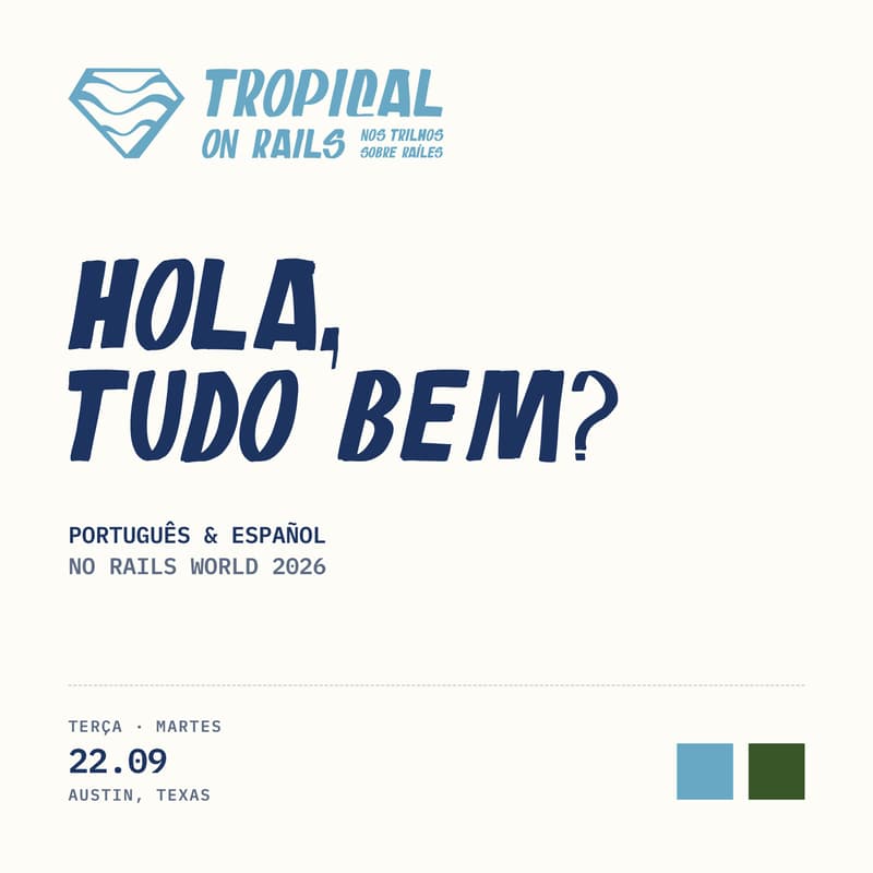 Cover Image for Hola, tudo bem? — Latin night at Rails World
