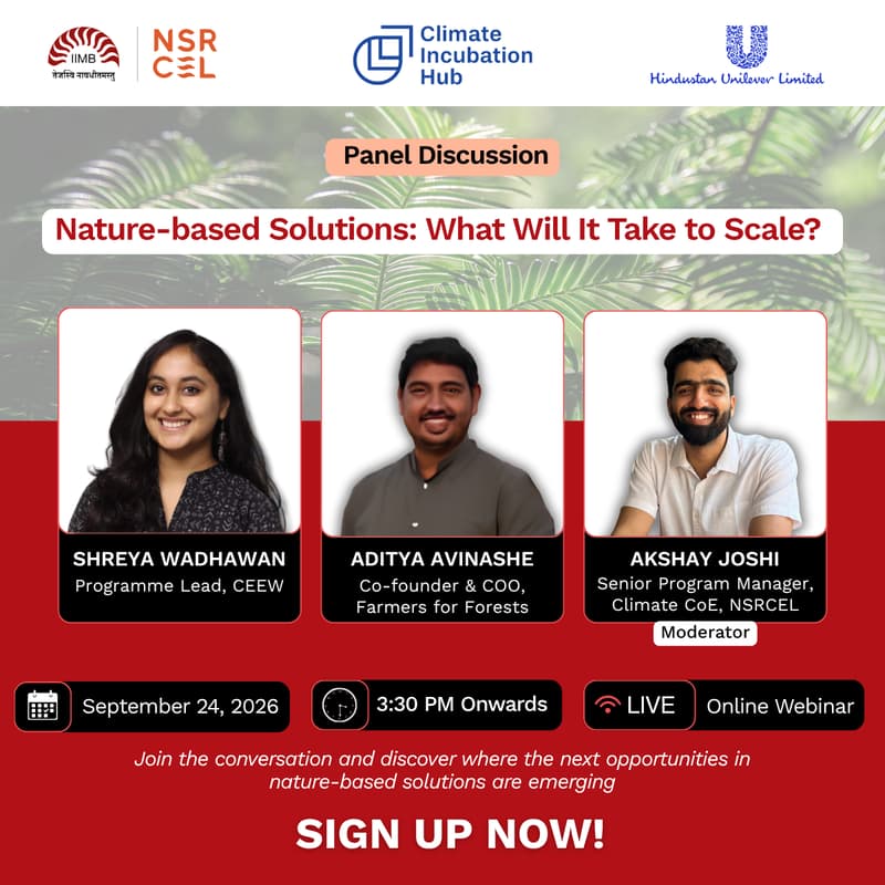Cover Image for 🌱 Nature-Based Solutions: What Will It Take to Scale? | Webinar
