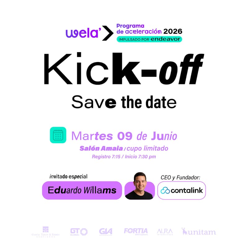 Cover Image for KickOff Programa de Aceleración Wela' 2026
