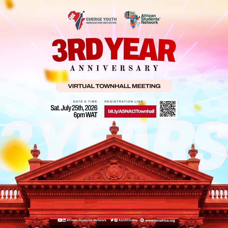 Cover Image for ASN 3rd Anniversary Town Hall
