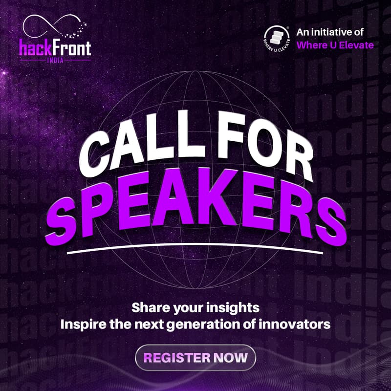 Cover Image for hackFront India – Industry Speaker Network