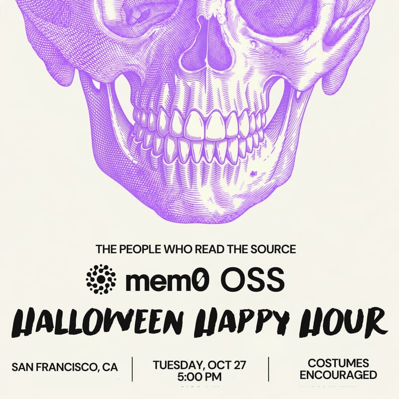 Cover Image for Mem0 Halloween Happy Hour: The People Who Read the Source