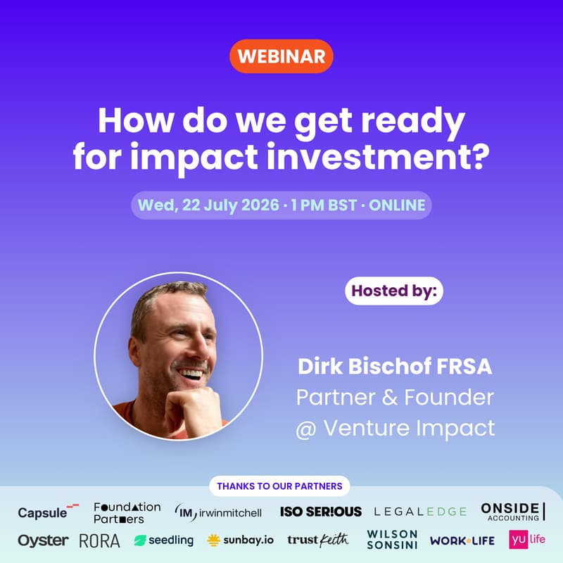 Cover Image for How do we get ready for impact investment?
