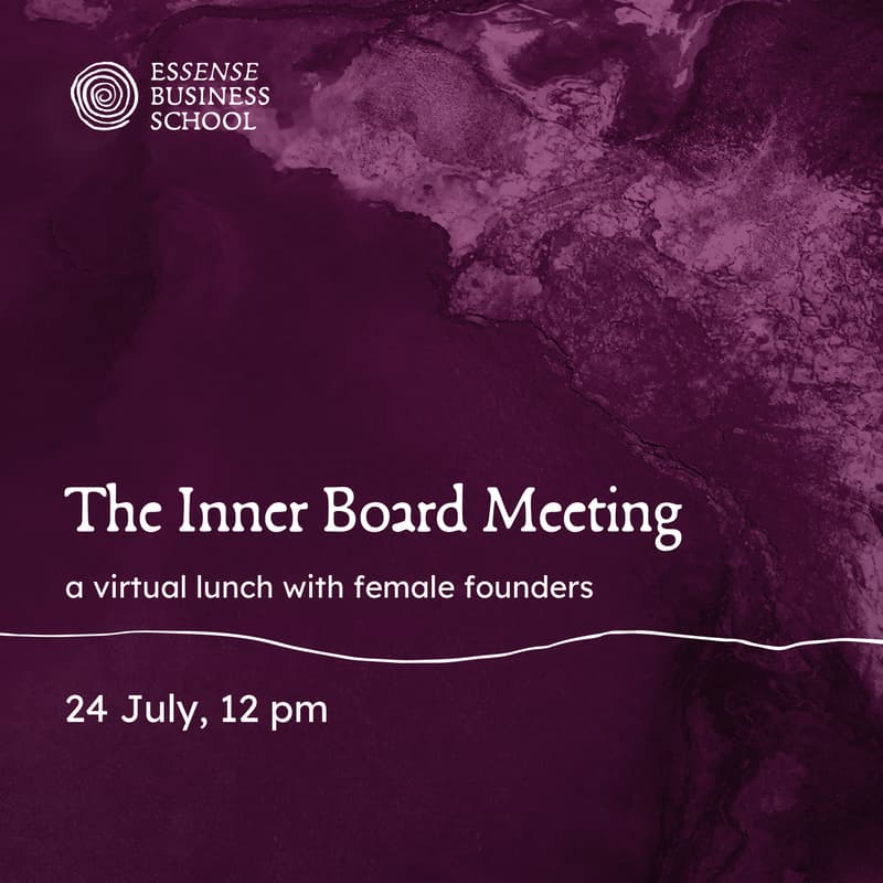 Cover Image for The Inner Board Meeting – a virtual lunch with female founders
