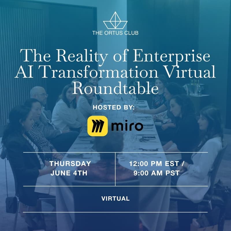 Cover Image for The Reality of Enterprise AI Transformation Virtual Roundtable