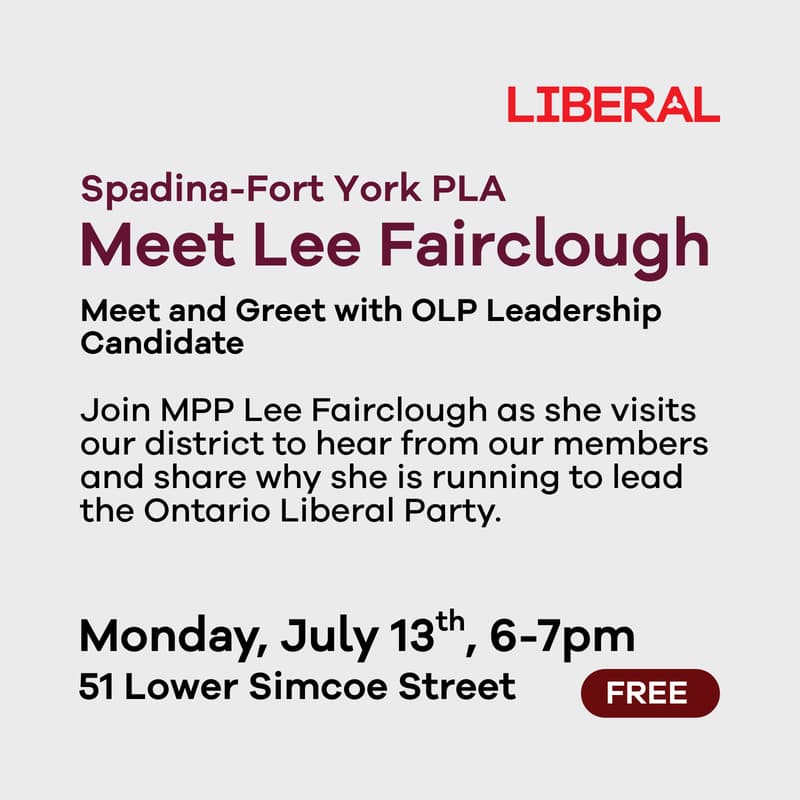 Cover Image for Spadina-Fort York PLA: Meet Lee Fairclough