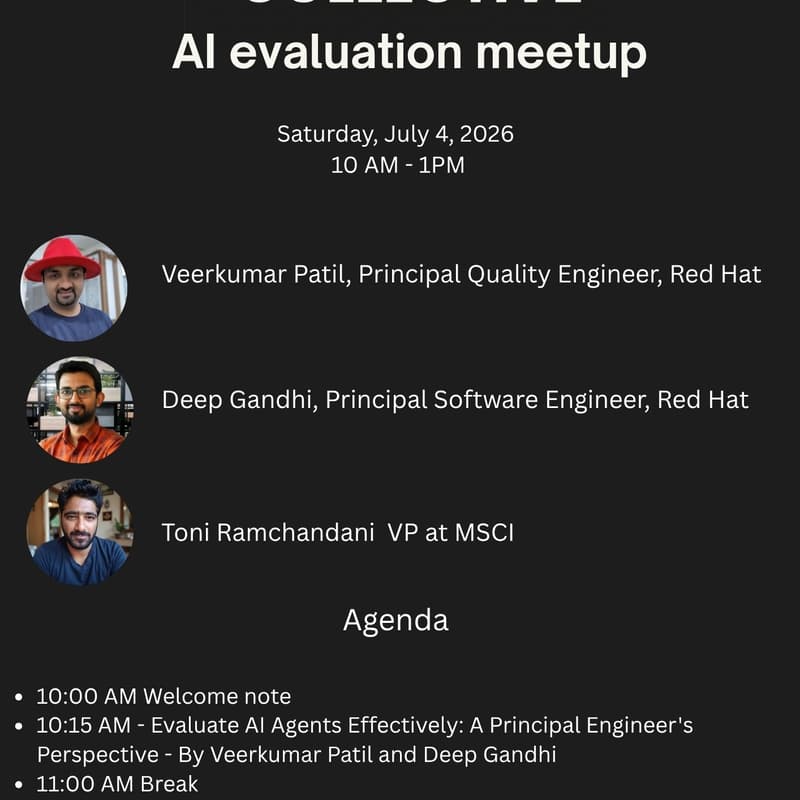 Cover Image for Evaluation focused meetup