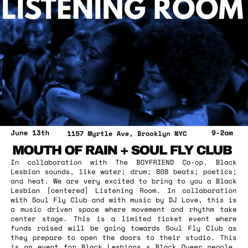 Cover Image for Black Lesbian Listening Room