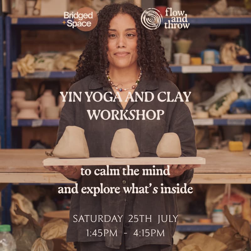 Cover Image for Yin Yoga & Clay Workshop w/ Flow and Throw CIC