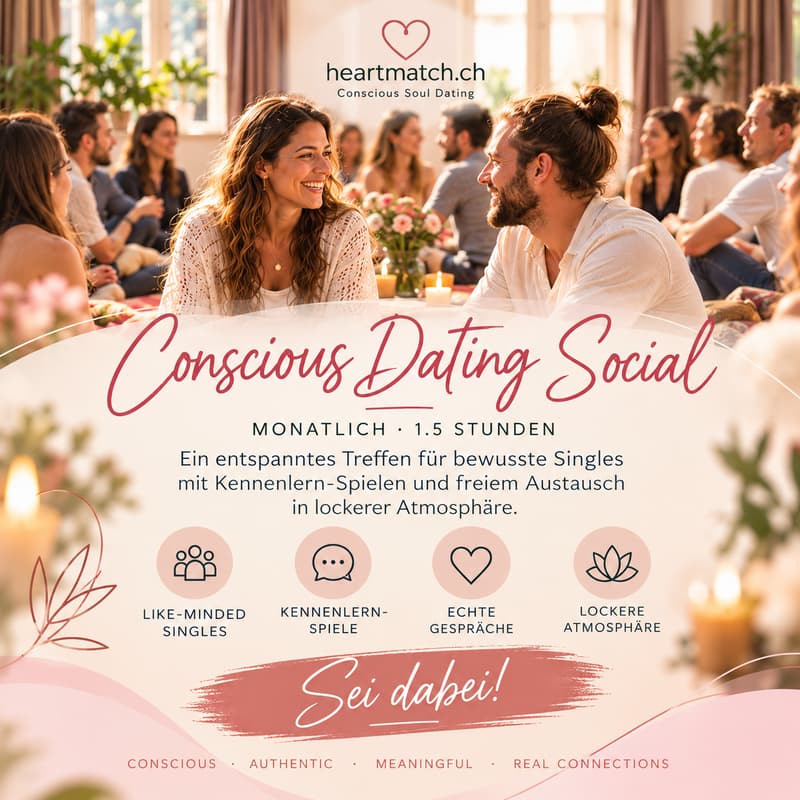 Cover Image for Dating Social Event - Conscious Connections ❤️ (monthly)