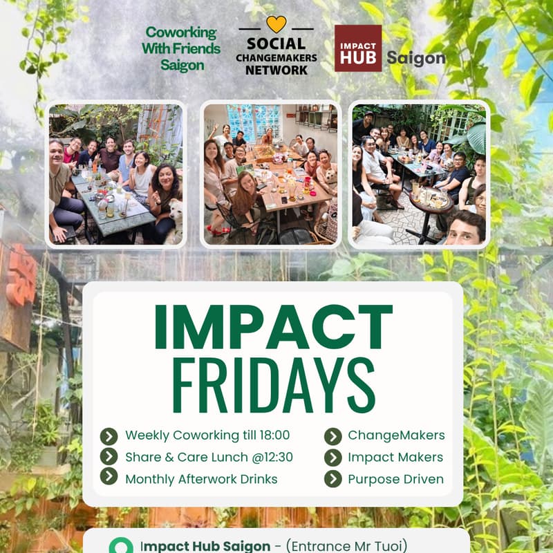 Cover Image for Impact Fridays - Share&Care Lunch + Coworking