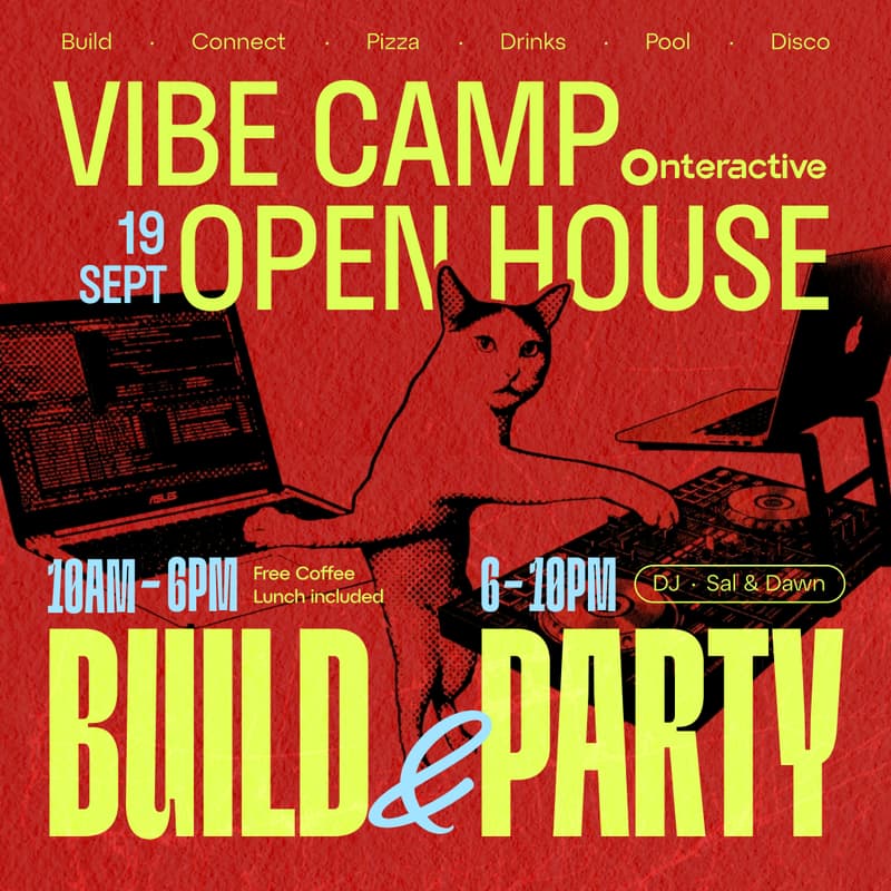 Cover Image for VibeCamp - Open house & Build Together