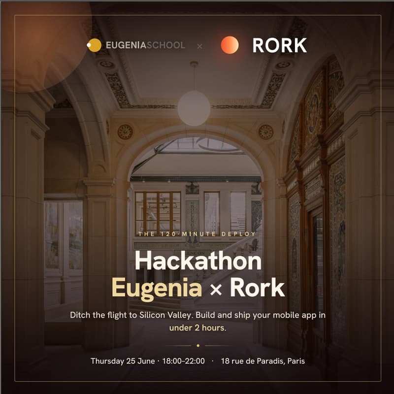 Cover Image for Hackathon- RORK X Eugenia Build & Ship your app