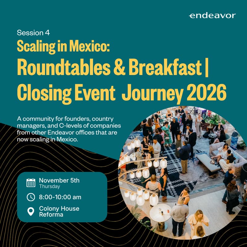 Foto de portada de Roundtables | Closing Event — Scaling in Mexico Journey 2026
