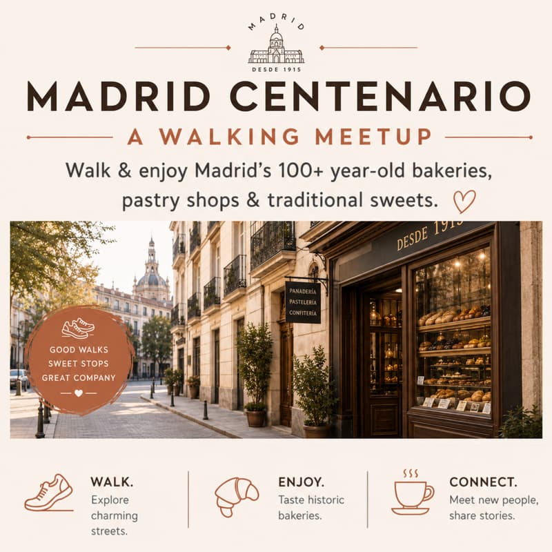 Cover Image for Madrid Centenario: walk and enjoy old bakeries and pastry shops