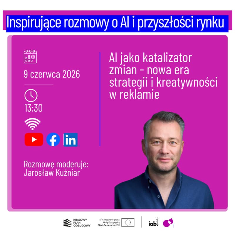 Cover Image for AI jako katalizator zmian: nowa era strategii i kreatywności w reklamie - PANEL dyskusyjny