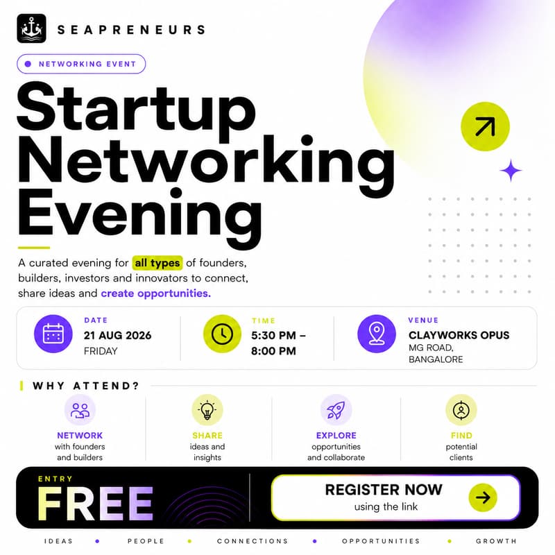 Cover Image for Founders Networking Evening