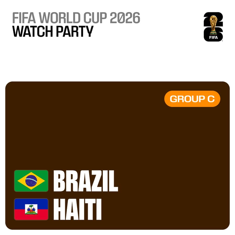 Cover Image for WORLD PUP WATCH PARTY - Brazil vs. Haiti