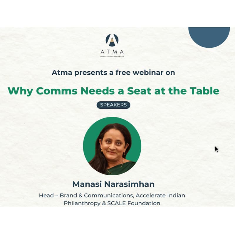 Cover Image for Atma Webinar | Why Comms Needs a Seat at the Table