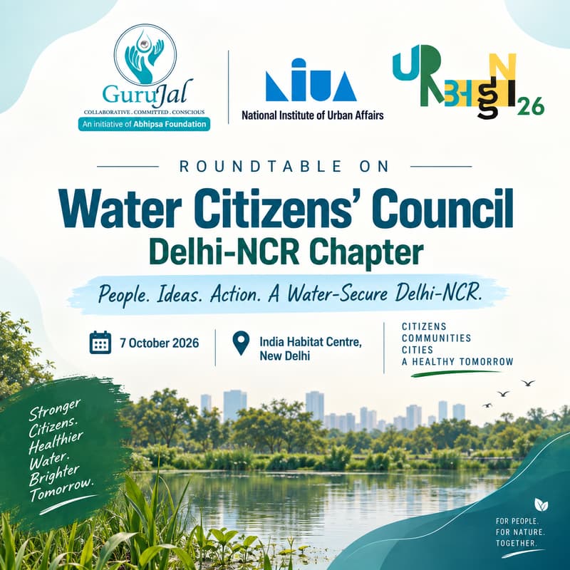 Cover Image for Expression of Interest | Water Citizens’ Council — Delhi-NCR Chapter