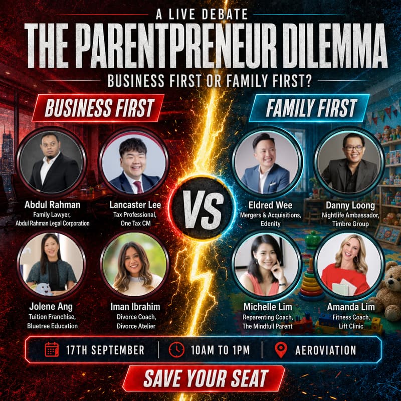 Cover Image for Family or Business? Parentprenuer Dillemma : A LIVE Debate