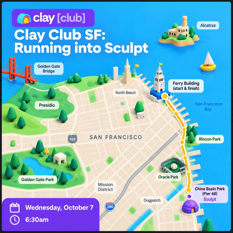 Cover Image for Clay in San Francisco: Running into Sculpt