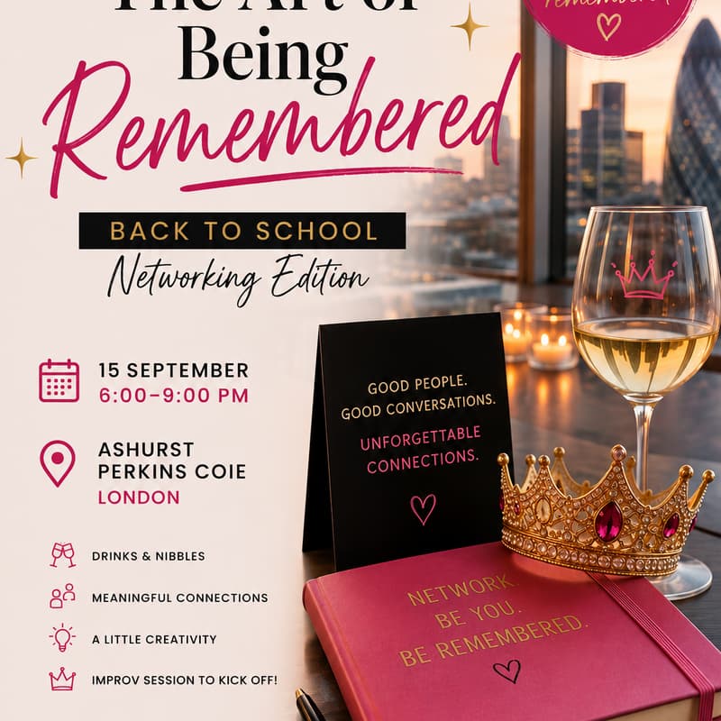 Cover Image for The Art of Being Remembered - Networking Edition