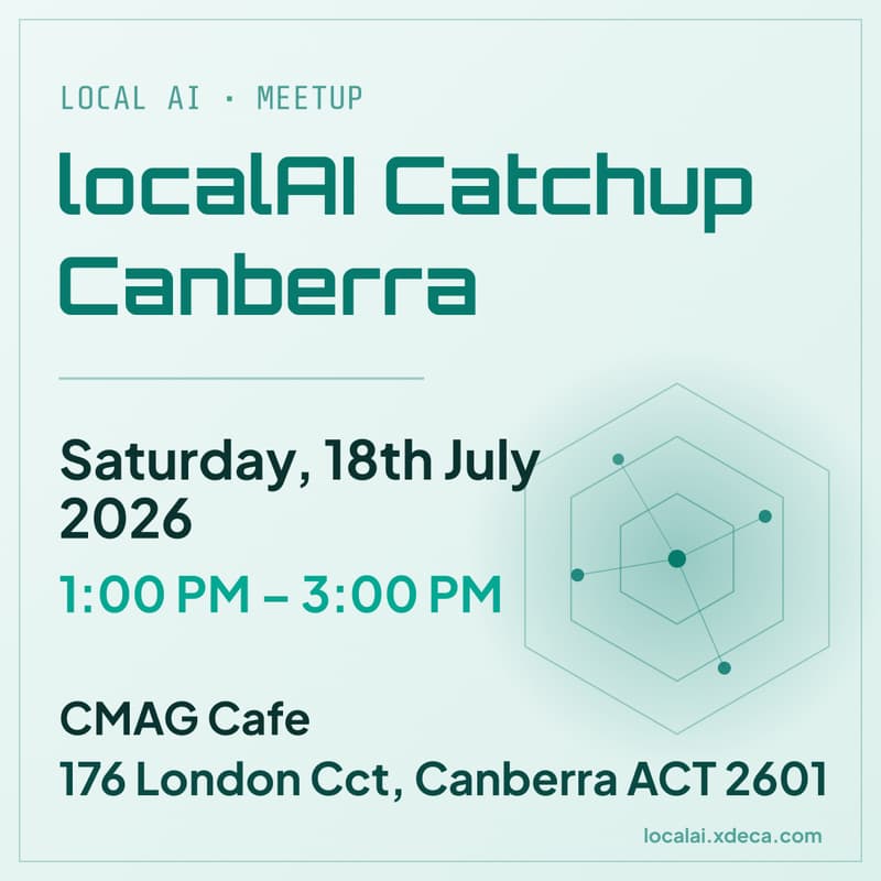 Cover Image for localAI Catchup - Canberra #2