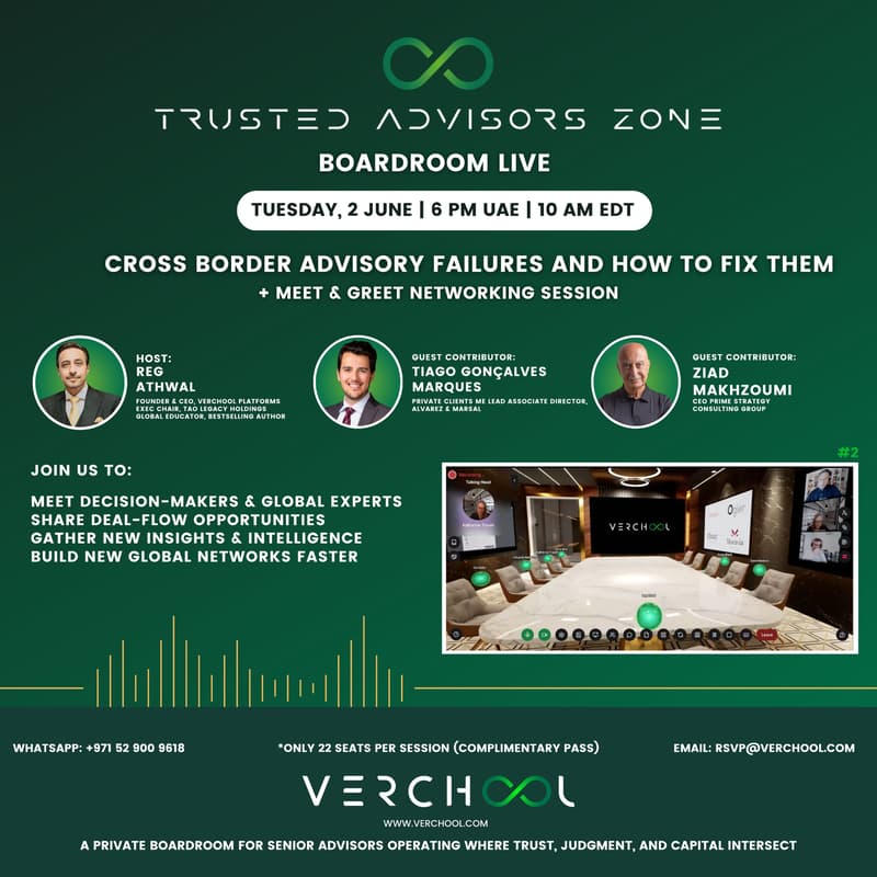 Cover Image for Trusted Advisors Zone - Boardroom Live #2 | Cross Border Advisory Failures and How to Fix Them