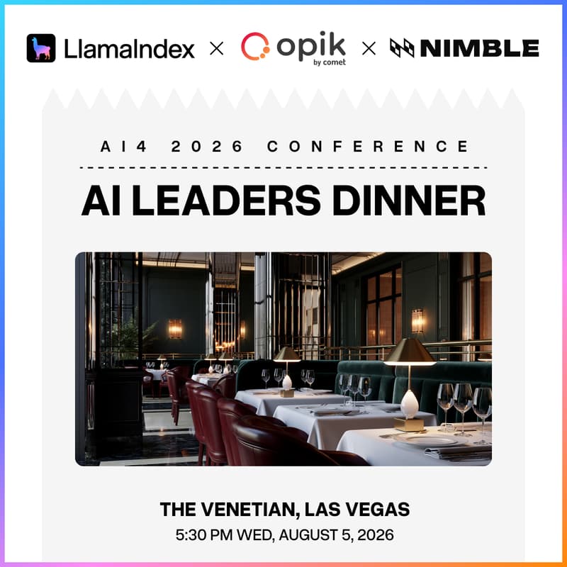 Cover Image for AI Leaders Dinner @ Ai4