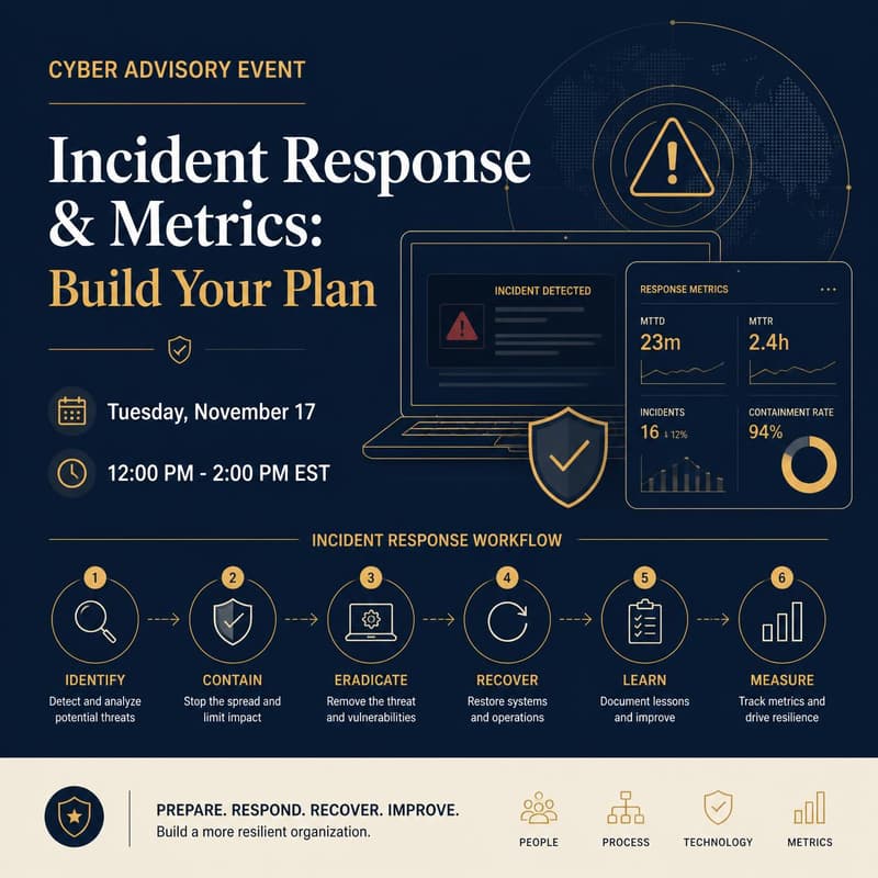 Cover Image for Incident Response & Metrics: Build Your Plan