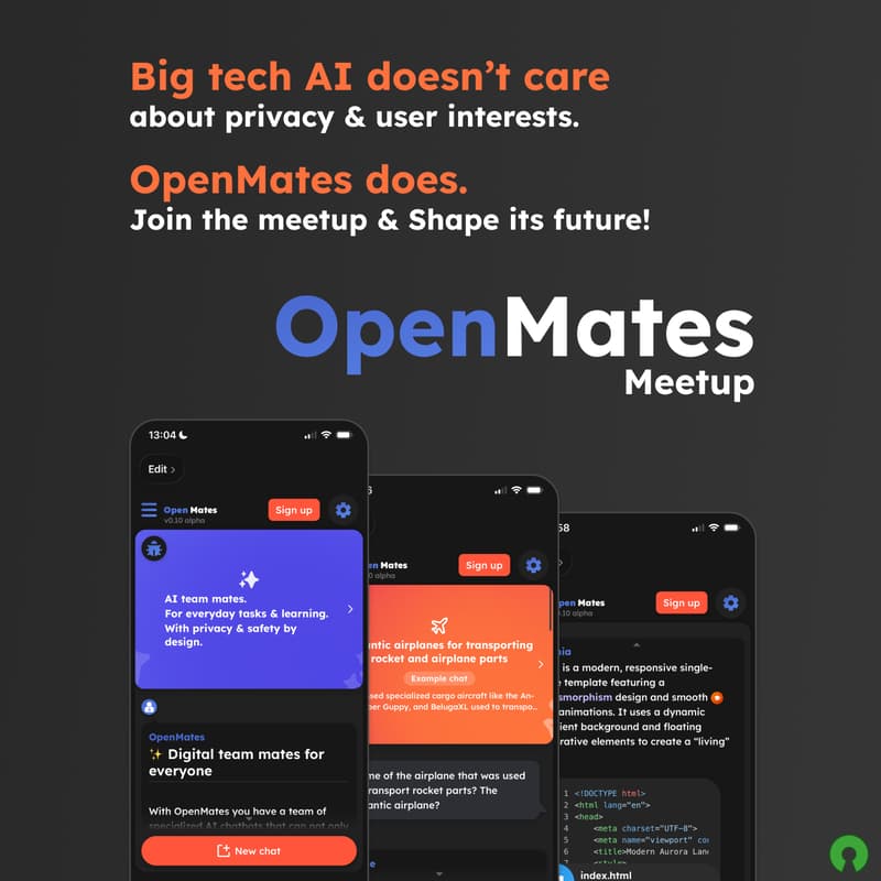 Cover Image for OpenMates Meetup