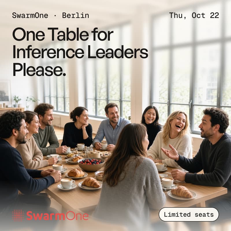 Cover Image for SwarmOne Inference Leaders Breakfast in Berlin
