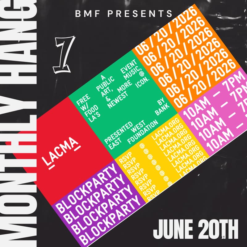 Cover Image for BMF Inaugural Monthly Hang @ LACMA Block Party